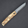 Knife - Jared Oeser Tengu Front Flipper - Spalted Maple & San Mai (Custom)