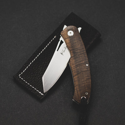 Knife - Kansei Knives LRF05S - D2 Steel W/ Acacia