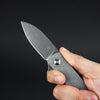 Knife - Kizer Laconico Yorkie W/ Seigaiha Motif - Titanium (Exclusive)