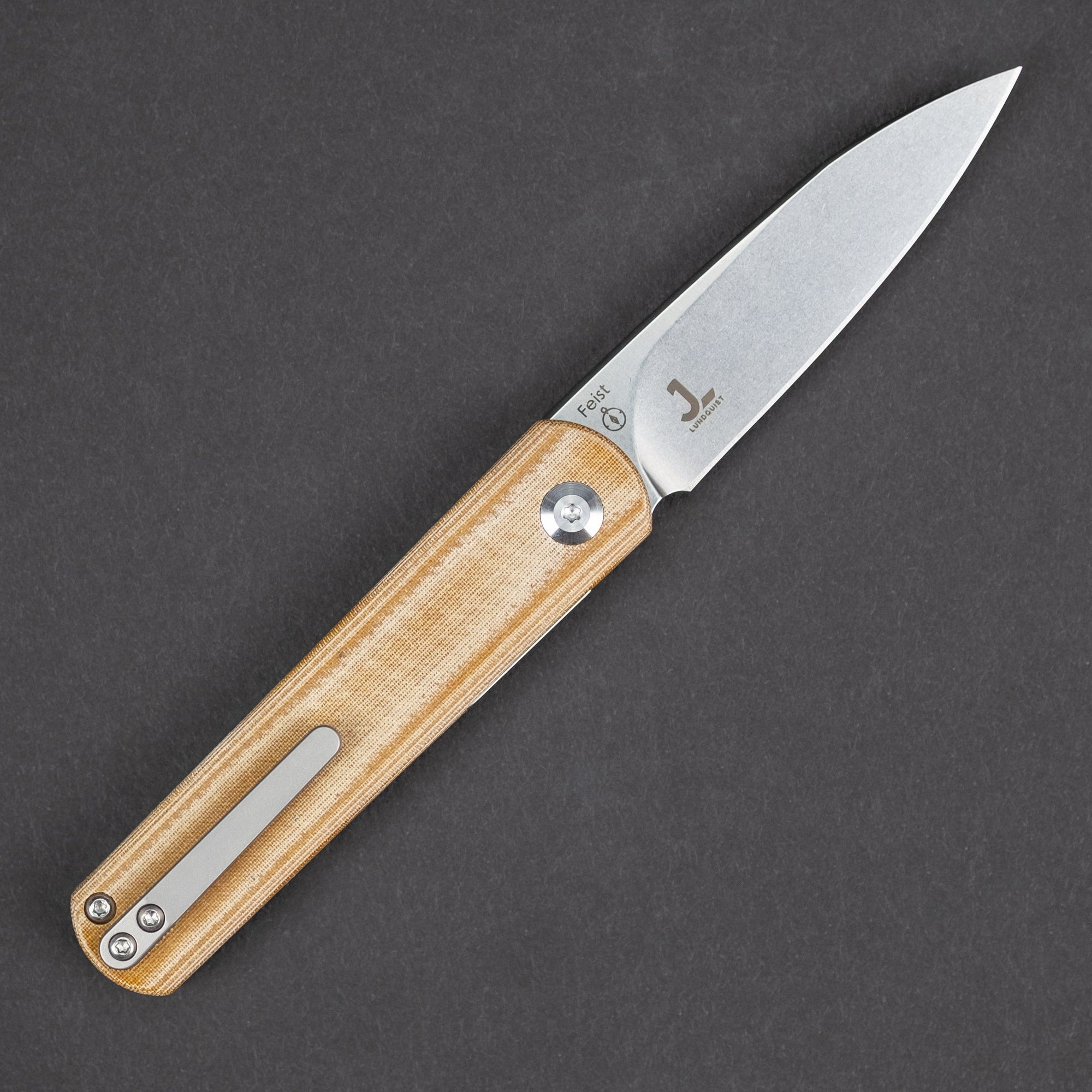 Kizer Lundquist Feist Knife - Micarta | Urban EDC Supply