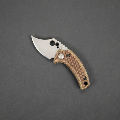 Knife - Koch Tools Wasp - Brown Canvas Micarta (Custom)