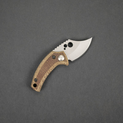 Knife - Koch Tools Wasp - Brown Canvas Micarta (Custom)