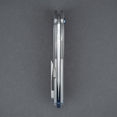 Knife - Koenig Arius - Patterned Titanium W/ Stonewashed Blade