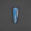Knife - Koenig Mini Goblin - Blue Anodized Titanium