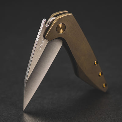Knife - Koenig Mini Goblin - Bronze Anodized Titanium