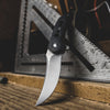 Knife - Koert Knives Pershing - Black Micarta (Custom)