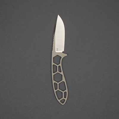 Knife - Krein Knives Coues Deer Hunter - D2 W/ Kydex Sheath (Custom)