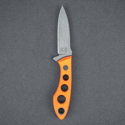 Knife - Krein Knives TK-1 XL - Orange G10 & S35VN (Custom)