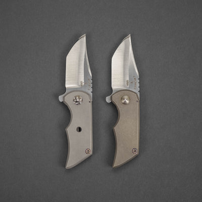 Knife - McNees Custom Knives Tracker Jacker - Titanium (Custom)