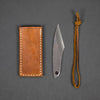 Knife - Pre-Order: Origin Handcrafted Goods Small Japanese Kiridashi - Salvaged File Steel (Pre-Order Ends 3/1, Ships Mid-April)