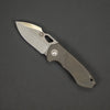 Knife - Pre-Owned: Burchtree Bladeworks V4 - Titanium W/ Milled Accents