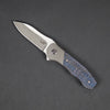 Knife - Pre-Owned: Chad Nell MB1 - Blue Carbon Fiber (Custom)