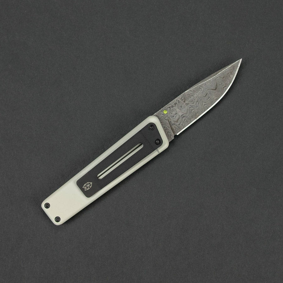 Knife - Pre-Owned: James Brand Chapter - White G10 & Damascus