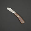 Knife - Pre-Owned: Jared Oeser Hellhound - Jade G10 Over Natural Micarta (Custom)
