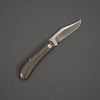 Knife - Pre-Owned: Jared Oeser Lanny's Clip - Lightning Strike Carbon Fiber (Custom)