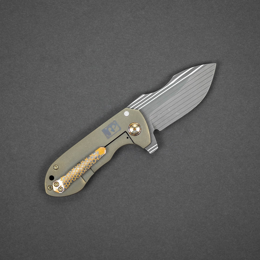 Knife - Pre-Owned: Jared Price Custom Knives Warbler - Westinghouse Micarta (Custom)