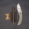 Knife - Pre-Owned: Jens Anso Minos - Titanium (Custom)
