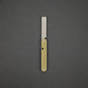 Knife - Pre-Owned: Jordan Metal Art Guilly Friction Folder - Nickel Silver (Custom)