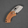 Knife - Pre-Owned: Koch Tools Gnat Friction Folder - Natural Micarta
