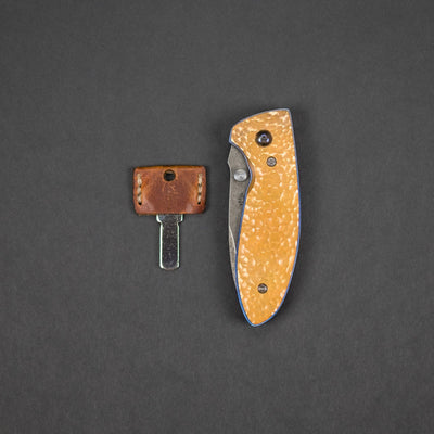 Knife - Pre-Owned: Krein Knives Alpha - Copper (Custom)