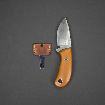 Knife - Pre-Owned: Krein Knives Pocket Hunter - Westinghouse Micarta (Custom)