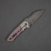 Knife - Pre-Owned: McNees Baby Bolt - Titanium W/ Floating Timascus Backspacer & Timascus Clip (Custom)
