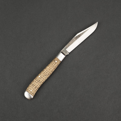 Knife - Pre-Owned: Northwoods Hawthorne Jack - Burlap Micarta