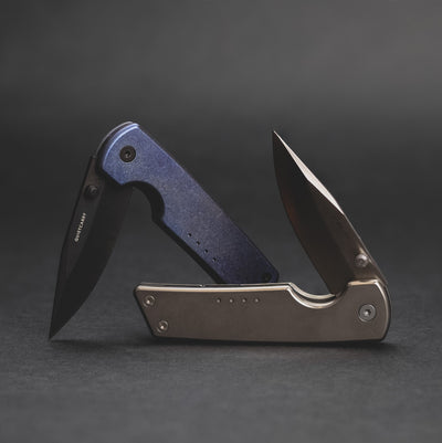 Knife - Pre-Owned: Quiet Carry Strand - Midnight Blue Ti (Exclusive)