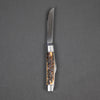 Knife - Pre-Owned: Ryuichi Kawamura Custom Knife Sambar Stag Congress Jack "Remington 423" Slip Joint (Custom)