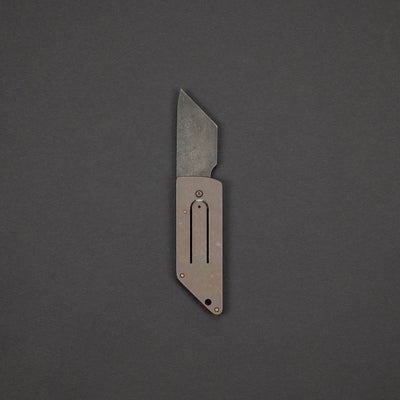 Knife - Pre-Owned: Serge Panchenko Kiridashi Folder - Titanium (Custom)