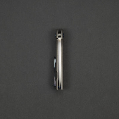Knife - Pre-Owned: Simeon Customs Mini Squatch - Titanium (Custom)