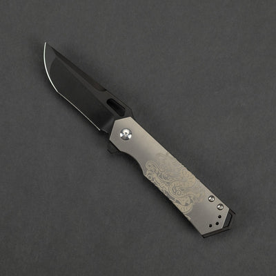 Knife - Pre-Owned: Steel Flame Hagakure Dragon - Titanium