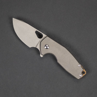 Knife - Pre-Owned: VoxDesign F9 - Titanium (Custom)