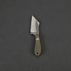 Knife - Rainy Day Knives Redux Micro Cleaver - Canvas Micarta (Custom)