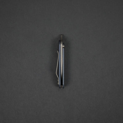 Knife - Serge Panchenko Bean - Blue Anodized Titanium