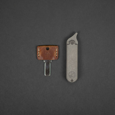 Knife - Serge Panchenko Bean - Stonewashed Titanium