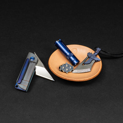Knife - SG Knives Pipit Kiridashi - Titanium (Custom)