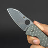 Knife - Spyderco Techno 2 With Asanoha Motif - Anodized (Exclusive)