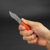 Knife - Swan Knives Mini Recurve Slipjoint - Orange G10 (Custom)