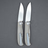 Knife - Trevor Burger Atlas CFL - Damasteel Inlay (Custom)