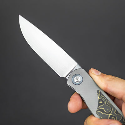Knife - Trevor Burger Atlas CFL - Fat Carbon (Custom)