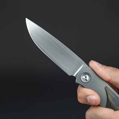 Knife - Trevor Burger Atlas CFL - Mammoth Inlay (Custom)