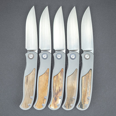 Knife - Trevor Burger Atlas CFL - Mammoth Inlay (Custom)