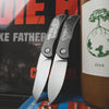 Knife - Trevor Burger EXK CFL - Damascus Inlay (Custom)