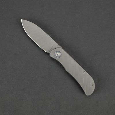 Knife - Trevor Burger EXK CFL - Drop Point Titanium (Custom)
