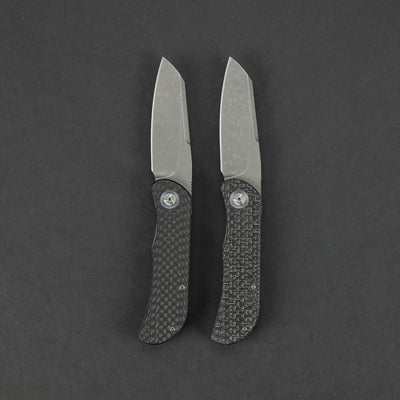 Knife - Trevor Burger EXK CFL - Sheepsfoot Carbon Fiber (Custom)