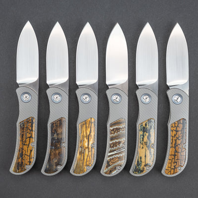 Knife - Trevor Burger EXK CFL Spear Point - Mammoth Inlay (Custom)