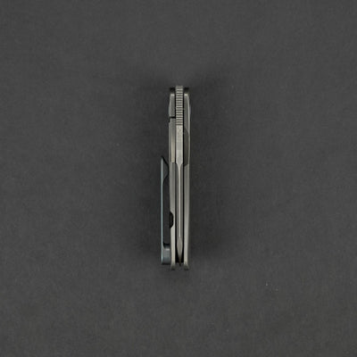 Knife - Trevor Burger EXK CFL - Titanium W/ Sheepsfoot Point Blade (Custom)