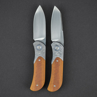 Knife - Trevor Burger EXK - Damascus & Micarta (Custom)