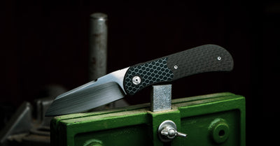Knife - Trevor Burger EXK Plus Sheepsfoot - Carbon Fiber (Custom)